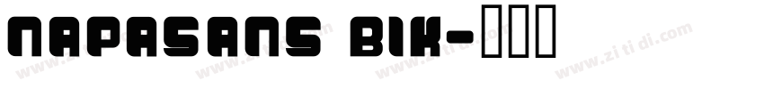 NAPASANS BIk字体转换